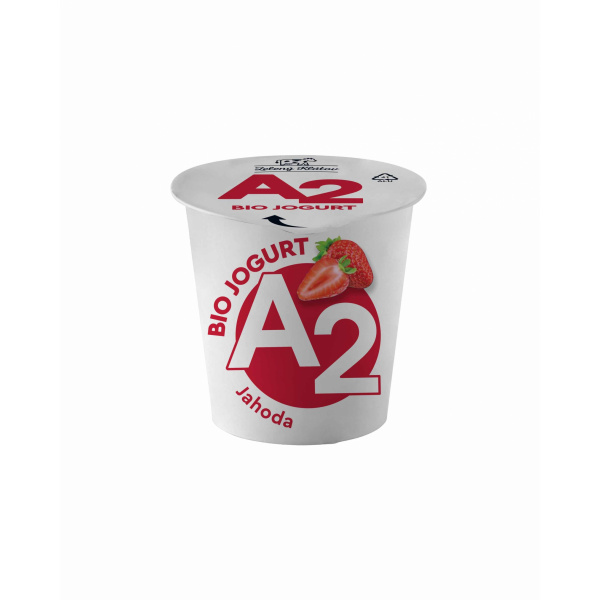 JOGURT A2 BIO JAHODOVÝ 150g