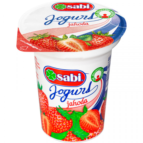 JOGURT JAHODA 150g SABI BEZLEP