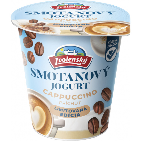 JOGURT SMOTANOVÝ CAPPUCCINO 145g ZVOLENSKÝ