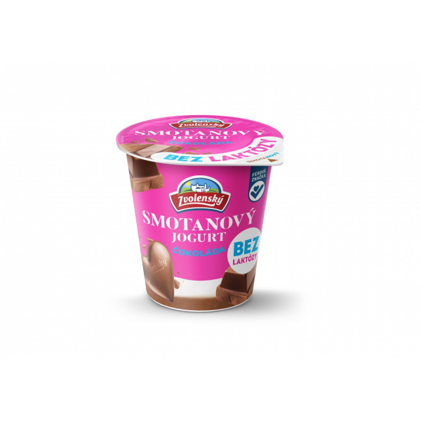 JOGURT SMOTANOVÝ ČOKOLÁDA 145g BEZLAKTÓZOVÝ ZVOLENSKÝ