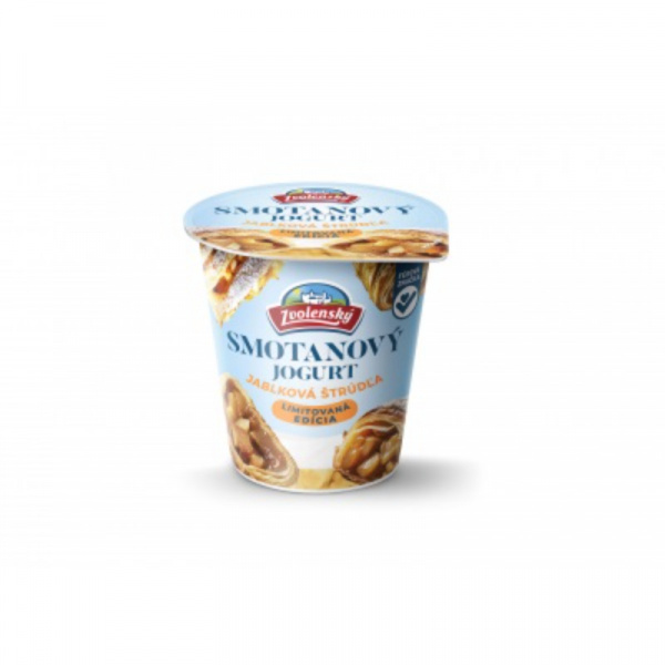 JOGURT SMOTANOVÝ JABLKOVÁ ŠTRÚDĽA 145g ZVOLENSKÝ
