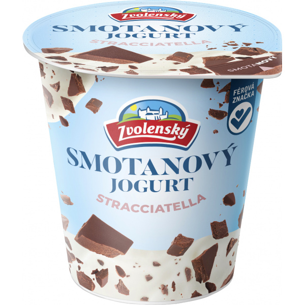 JOGURT SMOTANOVÝ STRACCIATELLA 145g ZVOLENSKÝ