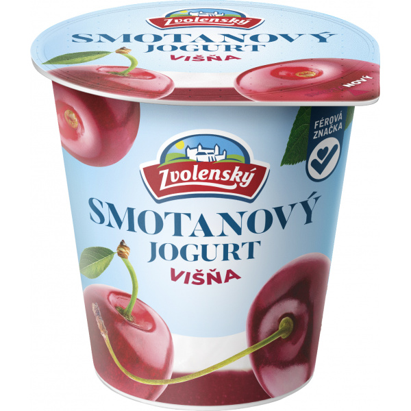 JOGURT SMOTANOVÝ VIŠŇA 145g ZVOLENSKÝ