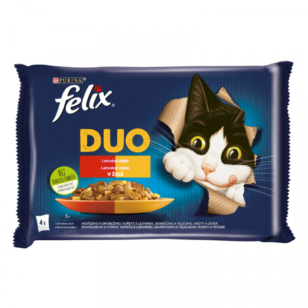KAPSIČKA MAČKA FELIX DUO MULTIPACK KURA/HOV HYD/MORKA PEČEŇ/JAHŇ TEĽ.
