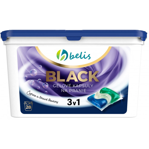 KAPSULY GÉLOVÉ BELIS BLACK 3v1 28PD FRESH
