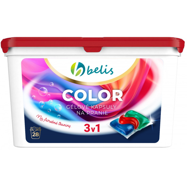 KAPSULY GÉLOVÉ BELIS COLOR 3v1 28PD FRESH