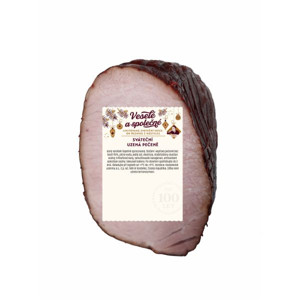 KARÉ / PEČIENKA ÚDENÁ SVIATOČNÁ cca 1,5kg /VÁHA/ KOSTELECKÉ UZENINY KARÉ / PEČIENKA ÚDENÁ SVIATOČNÁ cca 1,5kg /VÁHA/ KOSTELECKÉ UZENINY