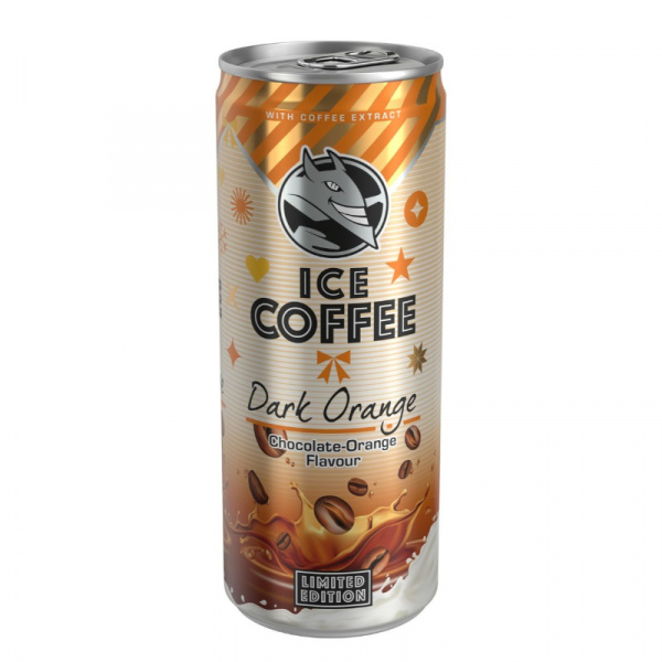 KÁVA ĽADOVÁ ICE COFFEE DARK ORANGE HELL 0.25l PLECH