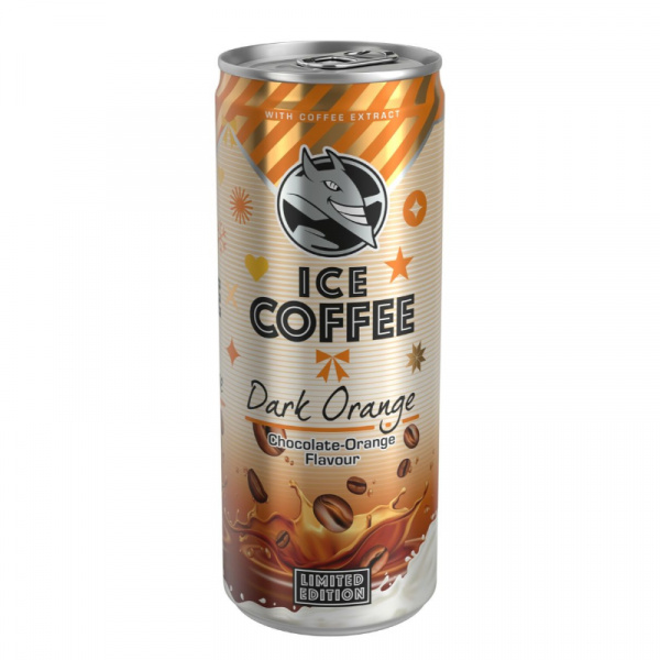 KÁVA ĽADOVÁ ICE COFFEE DARK ORANGE HELL 0.25l PLECH