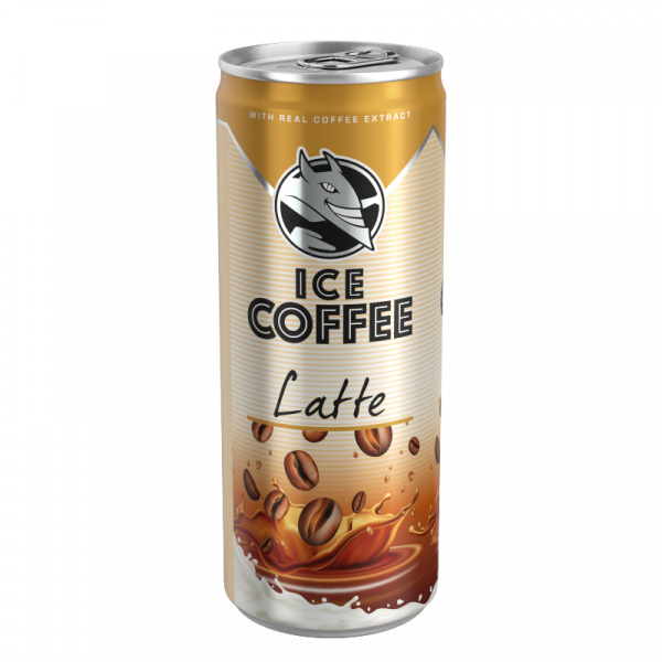 KÁVA ĽADOVÁ ICE COFFEE LATTE HELL 0.25l PLECH