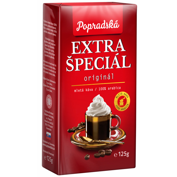 KÁVA MLETÁ EXTRA ŠPECIÁL 125g POPRAD 