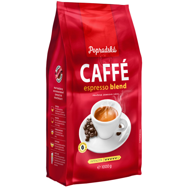 KÁVA ZRNKOVÁ CAFFE ESPRESSO BLEND 1kg POPRAD