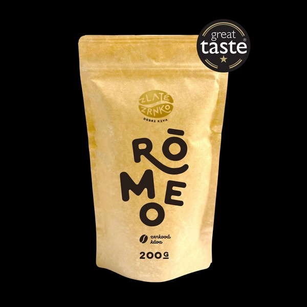 KÁVA ZRNKOVÁ RÓMEO 200g ZLATÉ ZRNKO KÁVA ZRNKOVÁ RÓMEO 200g ZLATÉ ZRNKO