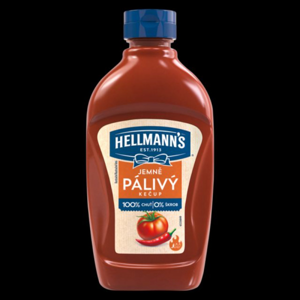 KEČUP JEMNE PÁLIVÝ 470g HELLMANN´S