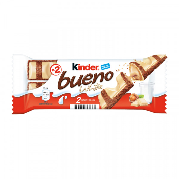 KINDER BUENO TYČINKA 39g WHITE