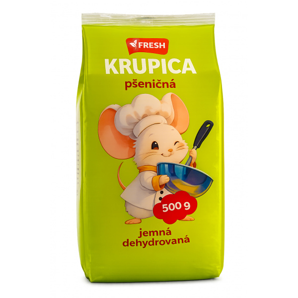 KRUPICA PŠENIČNÁ JEMNÁ DEHYDROVANÁ 500g FRESH