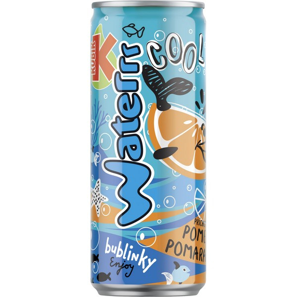 KUBÍK WATERRR POMARANČ 0.25l PLECH VRATNÝ OBAL KUBÍK WATERRR POMARANČ 0.25l PLECH VRATNÝ OBAL