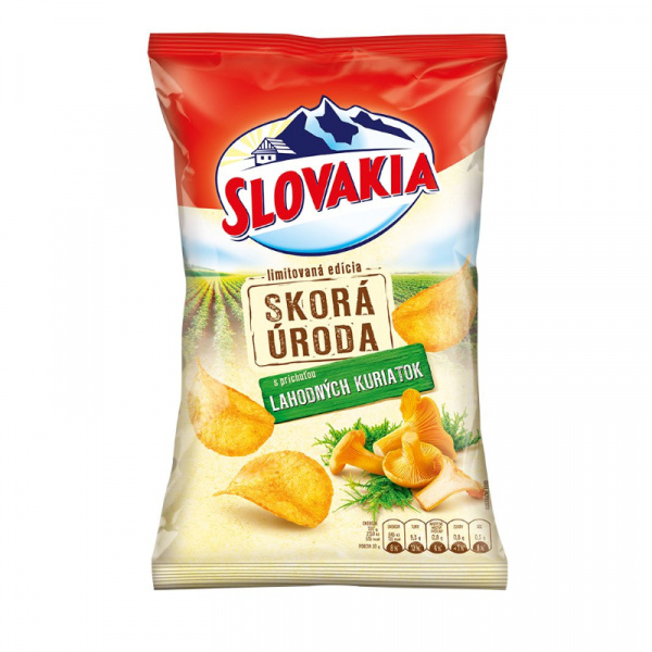 LUPIENKY SLOVAKIA CHIPS SKORÁ ÚRODA S PRÍCHUŤOU LAHODNÝCH KURIATOK 130g