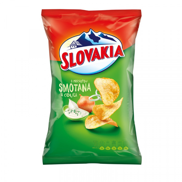LUPIENKY SLOVAKIA CHIPS SMOTANOVO-CIBUĽOVÉ 130g