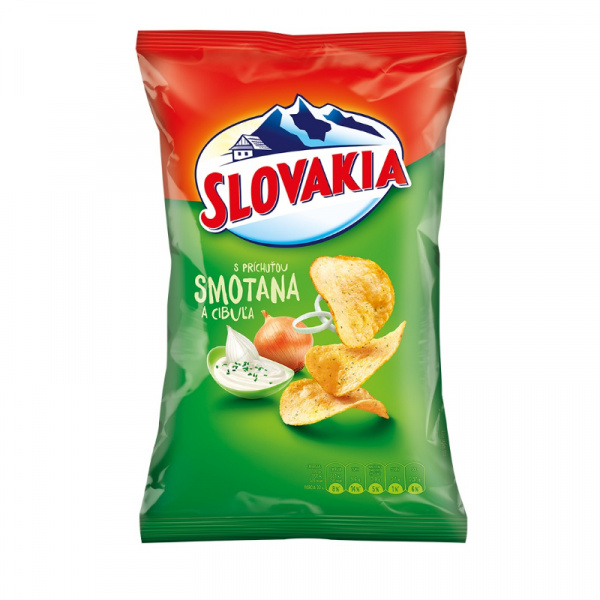 LUPIENKY SLOVAKIA CHIPS SMOTANOVO-CIBUĽOVÉ 130g