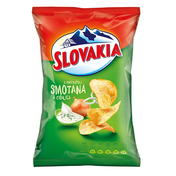 LUPIENKY SLOVAKIA CHIPS SMOTANOVO-CIBUĽOVÉ 60g