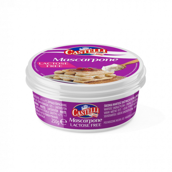 MASCARPONE BEZ LAKÓZY 250g CASTELLI
