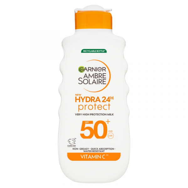 MLIEKO NA OPAĽOVANIE HYDRA 24 PROTECT SPF 50 175ml GARNIER AMBRE SOLAIRE MLIEKO NA OPAĽOVANIE HYDRA 24 PROTECT SPF 50 175ml GARNIER AMBRE SOLAIRE