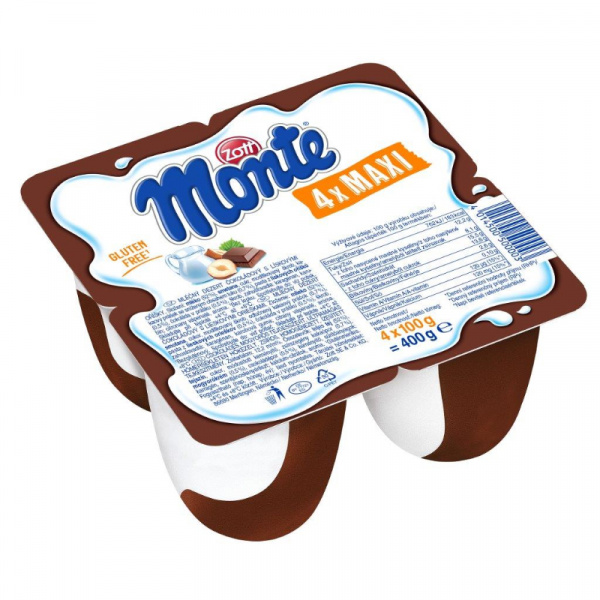 MONTE MAXI 4x100g ZOTT