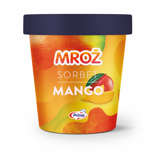 MRAZENÁ ZMRZLINA MROŽ SORBET MANGO 460ml