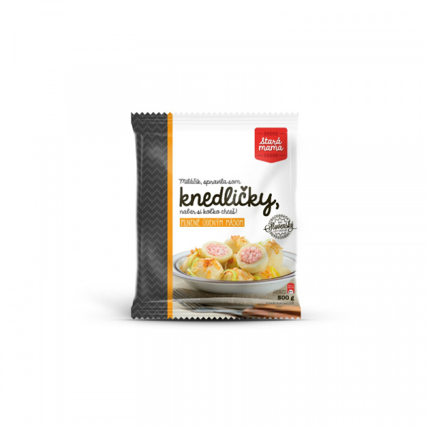 MRAZENÉ KNEDLIČKY PLNENÉ ÚDENÝM MÄSOM 500g STARÁ MAMA