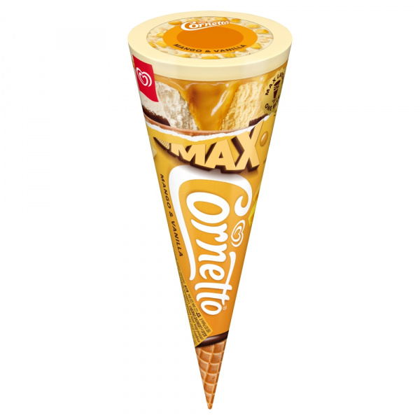 MRAZENÝ NANUK CORNETTO MAX MANGO&VANILLA 115ml ALGIDA MRAZENÝ NANUK CORNETTO MAX MANGO&VANILLA 115ml ALGIDA