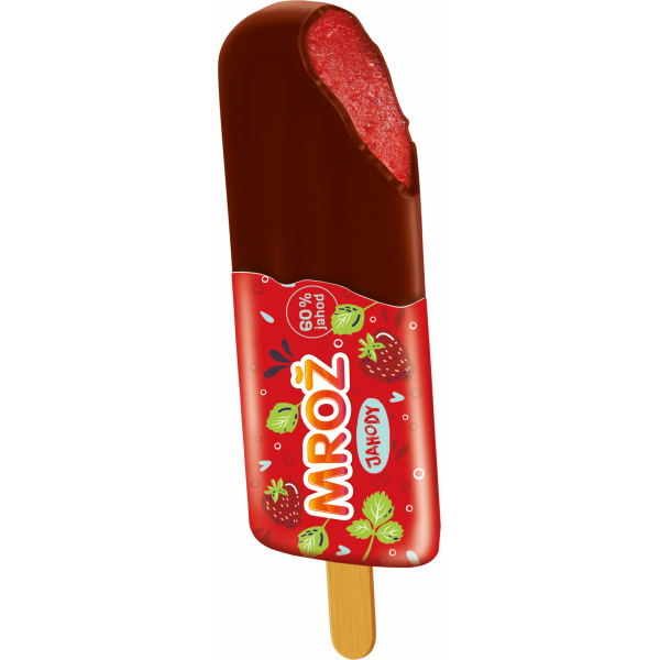 MRAZENÝ NANUK MROŽ JAHODY V ČOKOLÁDE 50ml