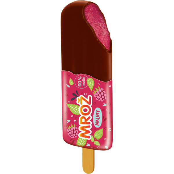 MRAZENÝ NANUK MROŽ MALINY V ČOKOLÁDE 50ml