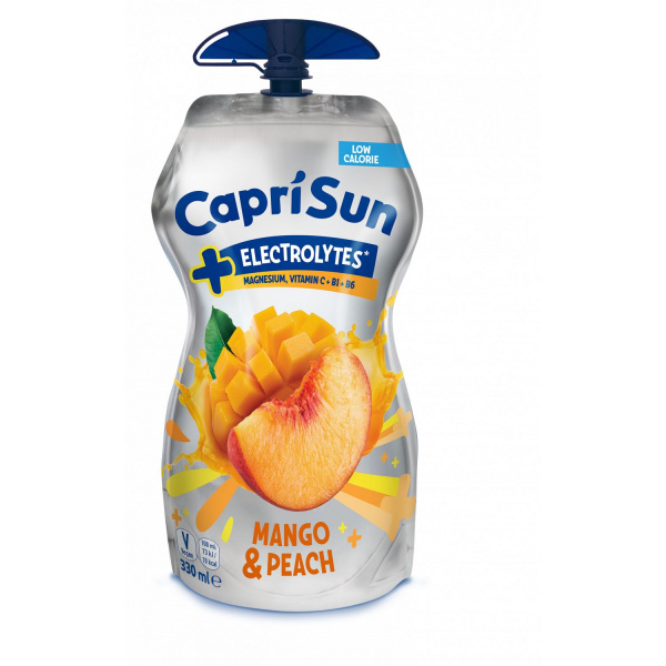 NÁPOJ ELEKTROLYTY MANGO & BROSKYŇA 330ml CAPRI-SUN