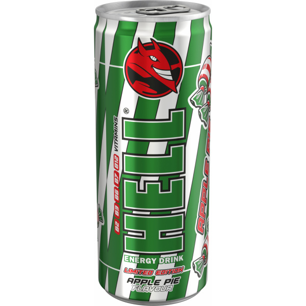 NÁPOJ ENERGETICKÝ HELL APPLE PIE 0.25l PLECH VRATNÝ OBAL