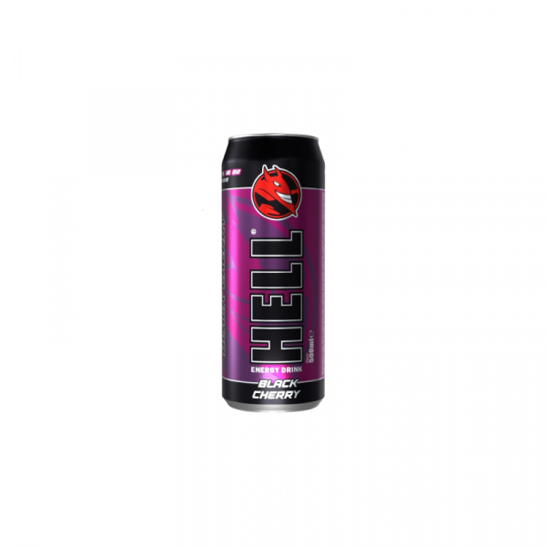 NÁPOJ ENERGETICKÝ HELL BLACK CHERRY 0.5l PLECH VRATNÝ OBAL