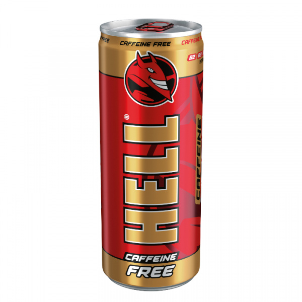 NÁPOJ ENERGETICKÝ HELL CAFFEINE FREE 0.25l PLECH VRATNÝ OBAL
