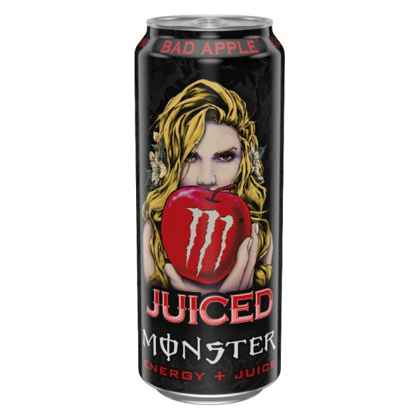 NÁPOJ ENERGETICKÝ MONSTER BAD APPLE 0.5l PLECH VRATNÝ OBAL