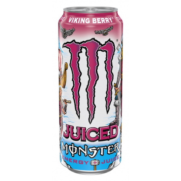 NÁPOJ ENERGETICKÝ MONSTER VIKING BERRRY 0.5l PLECH VRATNÝ OBAL