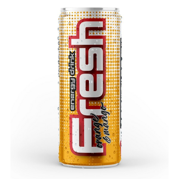 NÁPOJ ENERGETICKÝ ORANGE&MANGO 250ml FRESH PLECH VRATNÝ OBAL NÁPOJ ENERGETICKÝ ORANGE&MANGO 250ml FRESH PLECH VRATNÝ OBAL