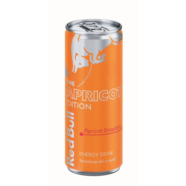 NÁPOJ ENERGETICKÝ RED BULL APRICOT EDITION 0.25l PLECH VRATNÝ OBAL