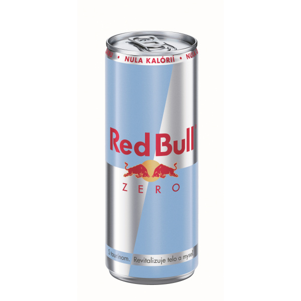 NÁPOJ ENERGETICKÝ RED BULL ZERO 0.25l PLECH VRATNÝ OBAL