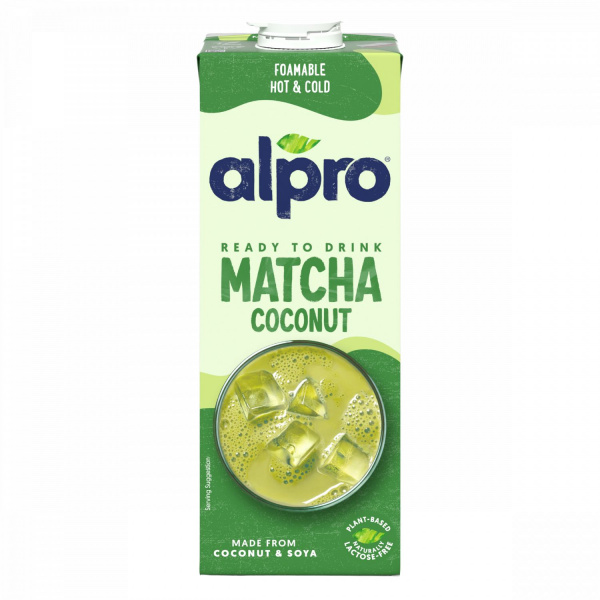 NÁPOJ KOKOSOVO SÓJOVÝ MATCHA 1l ALPRO