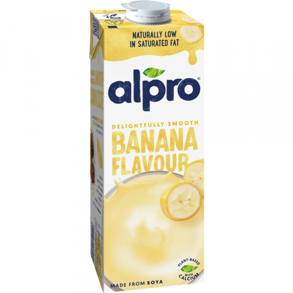 NÁPOJ SÓJOVÝ S BANÁNOVOU PRÍCHUŤOU 1l ALPRO