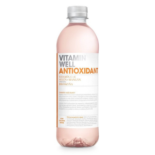 NÁPOJ VITAMIN WELL ANTIOXIDANT BROSKYŇA 500ml PET VRATNÝ OBAL NÁPOJ VITAMIN WELL ANTIOXIDANT BROSKYŇA 500ml PET VRATNÝ OBAL
