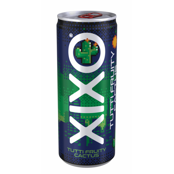 NÁPOJ XIXO TUTTI FRUITY CACTUS SÝTENÝ 0.25l PLECH VRATNÝ OBAL