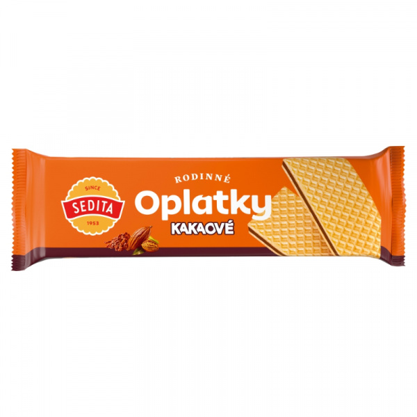 OBLÁTKY KAKAOVÉ RODINNÉ 130g SEDITA
