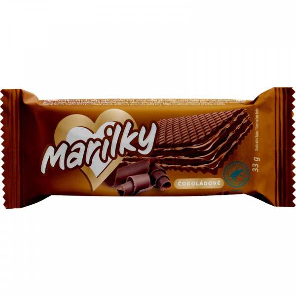 OBLÁTKY MARILKY BLACK ČOKOLÁDOVÉ 33g OBLÁTKY MARILKY BLACK ČOKOLÁDOVÉ 33g