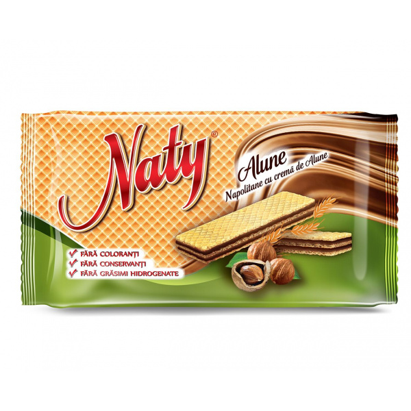 OBLÁTKY NATY S ORIEŠKOVÝM KRÉMOM 160g