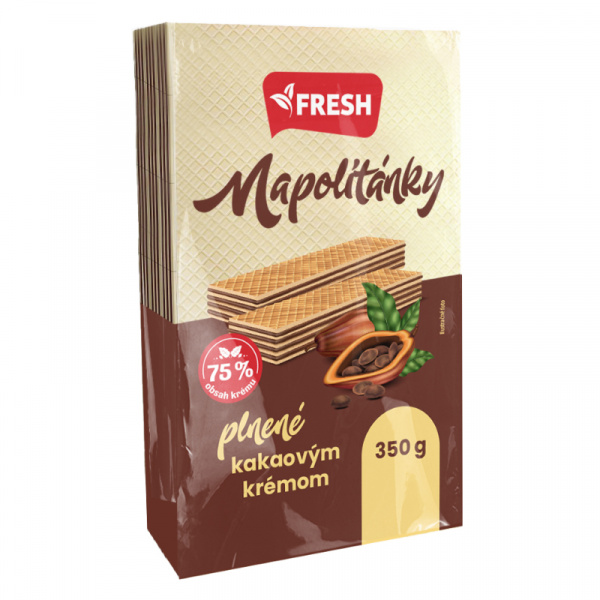 OBLÁTKY S KAKAOVÝM KRÉMOM 350g FRESH